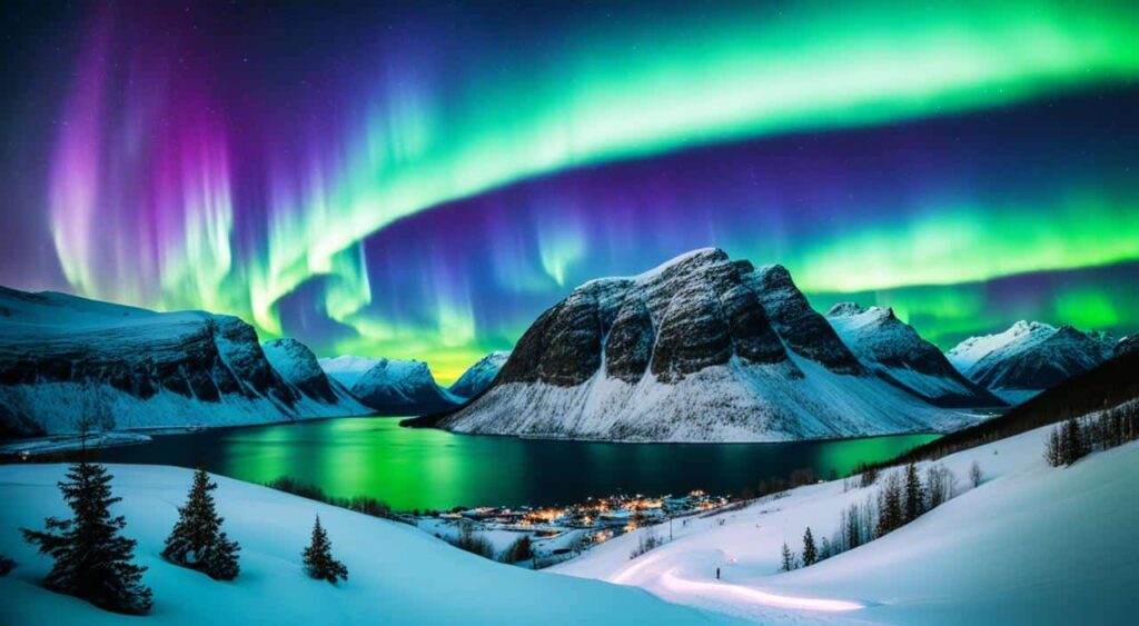auroras boreales en Noruega