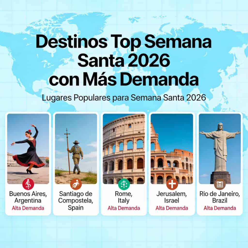 Destinos Top Semana Santa 2026