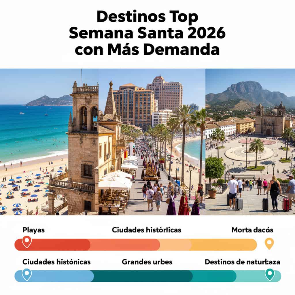 Destinos Top Semana Santa 2026 con Más Demanda