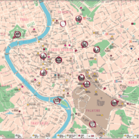 Mapa de Roma con planos en detalle para tu viaje