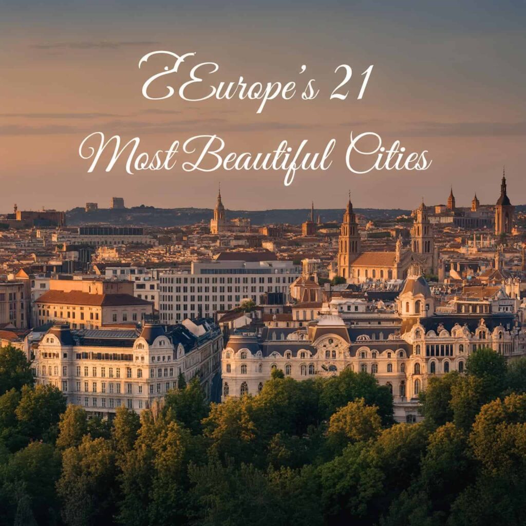 Descubre las 21 ciudades más bonitas de Europa