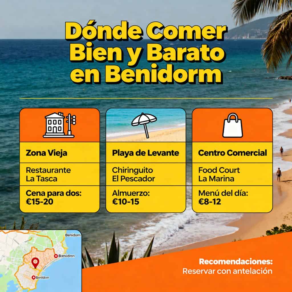 Dónde Comer Bien y Barato en Benidorm