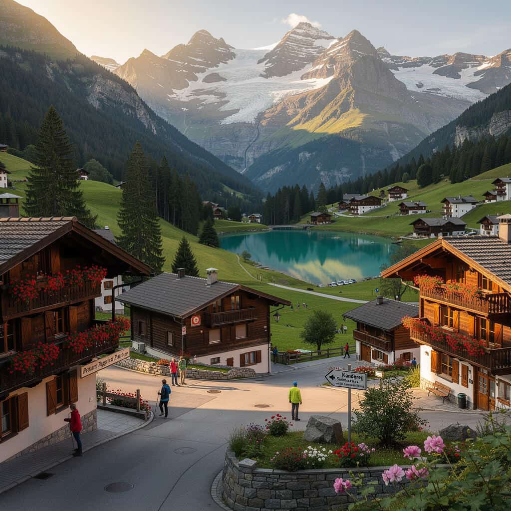 Kandersteg: Un Pueblo Suizo de Ensueño en el Corazón de los Alpes