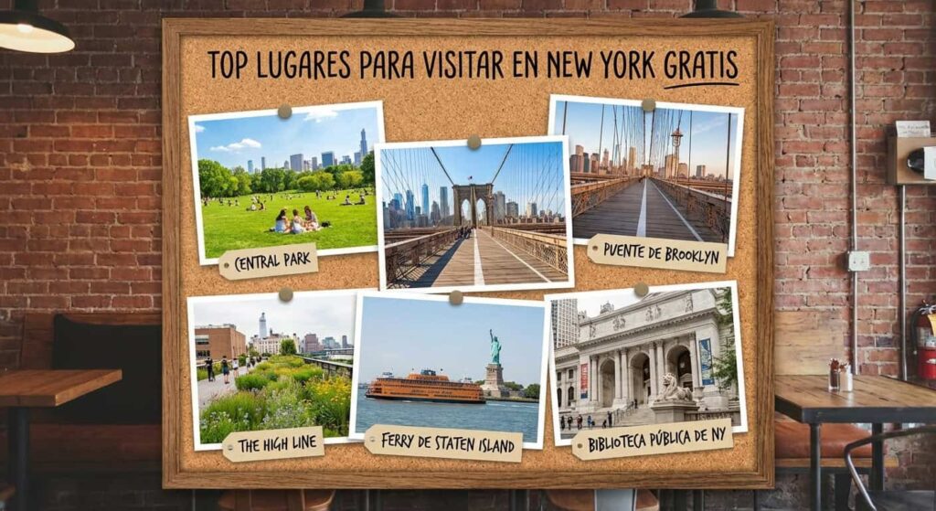 Top Lugares para visitar en New York grati