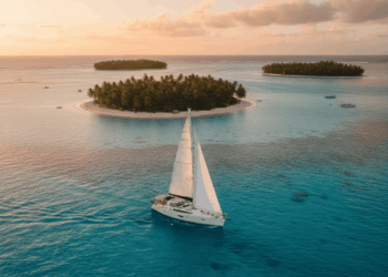 En velero por las Islas Mamanuca de Fiji
