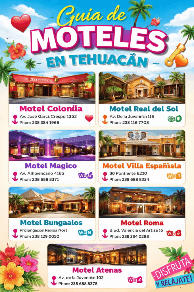 Guía de Moteles en Tehuacán