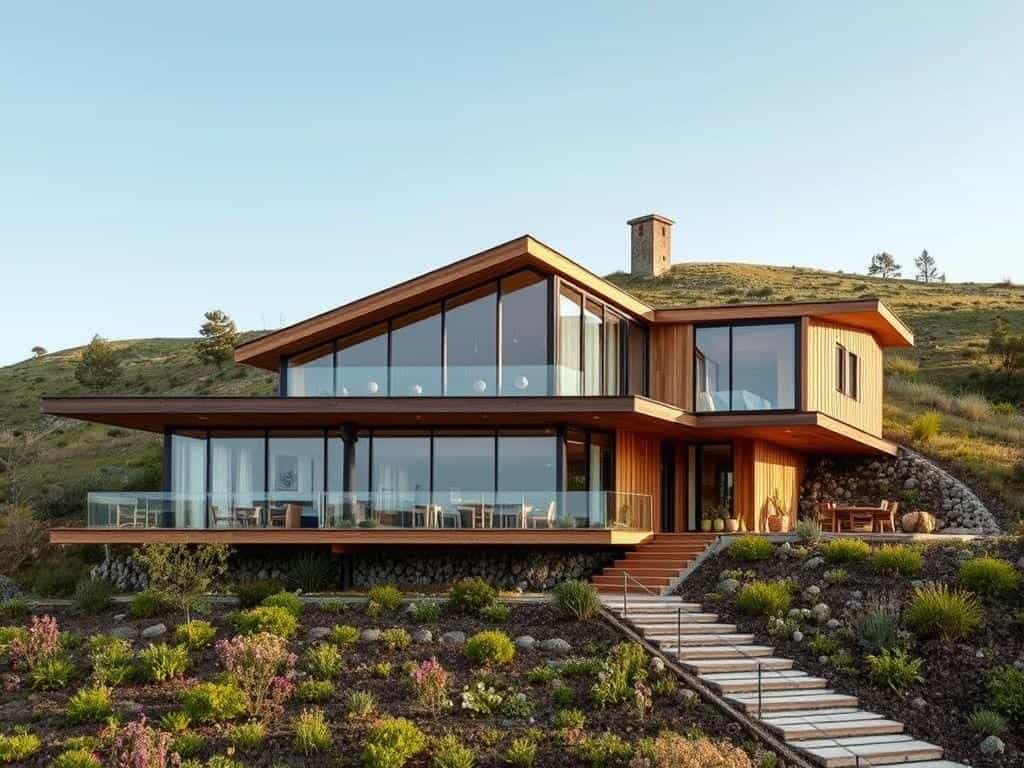 Edificio sostenible del restaurante Azurmendi, ejemplo de innovación entre los Restaurantes Estrella Michelin en Euskadi Edificio sostenible del restaurante Azurmendi, ejemplo de innovación entre los Restaurantes Estrella Michelin en Euskadi