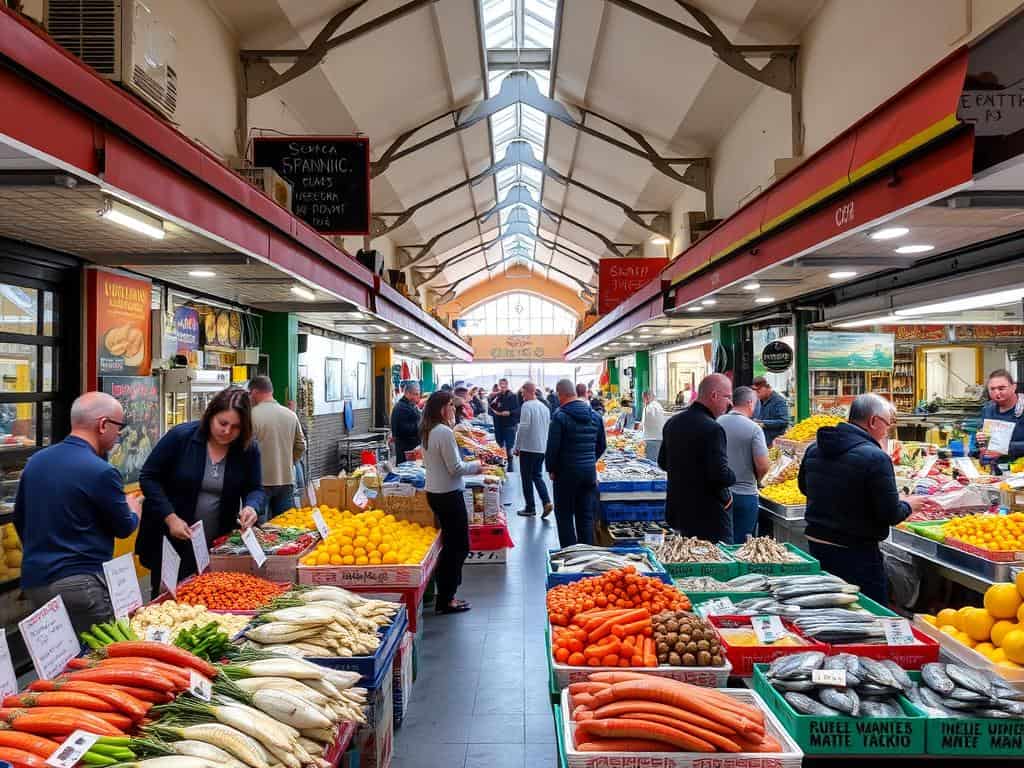 Interior del Mercado Central de Almería