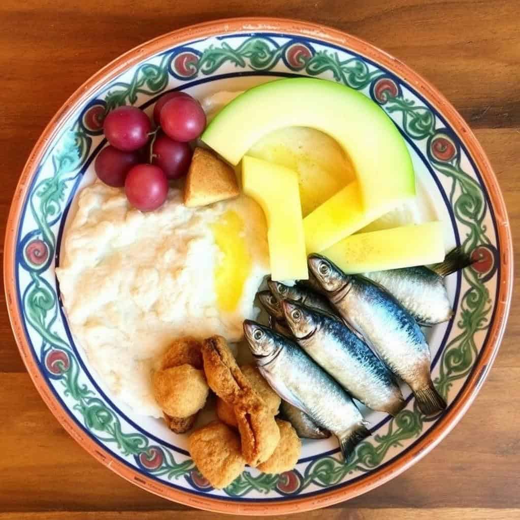 Migas almerienses con acompañamiento