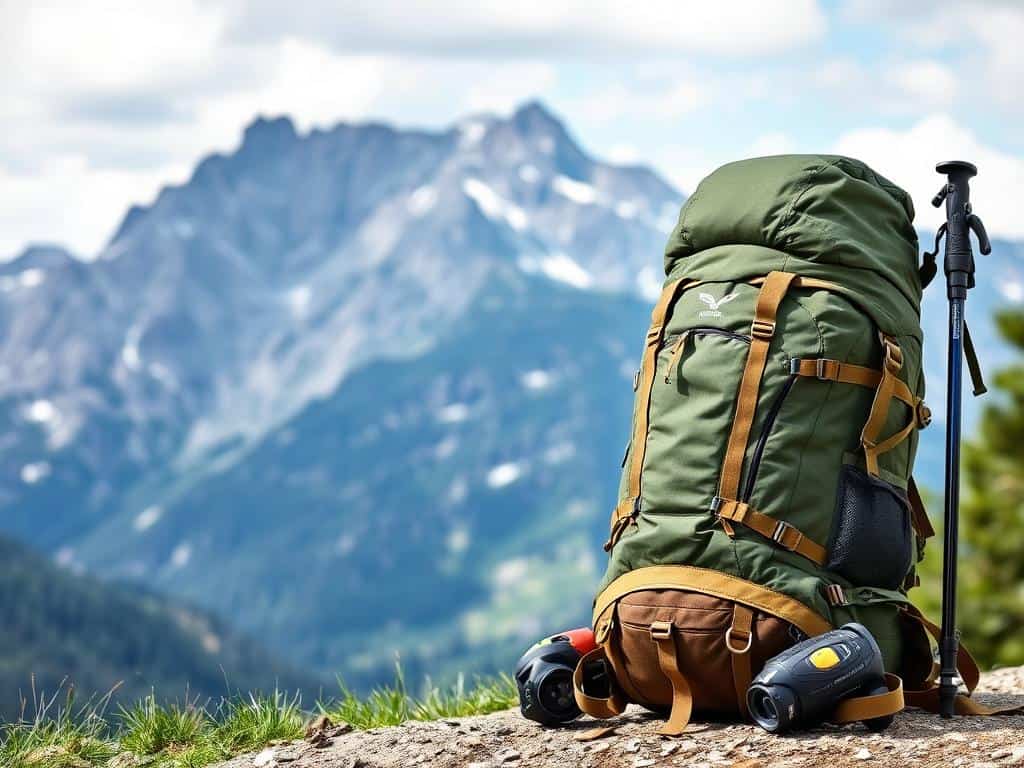 Mochila de senderismo resistente para excursiones en los mejores camping nacionales de España