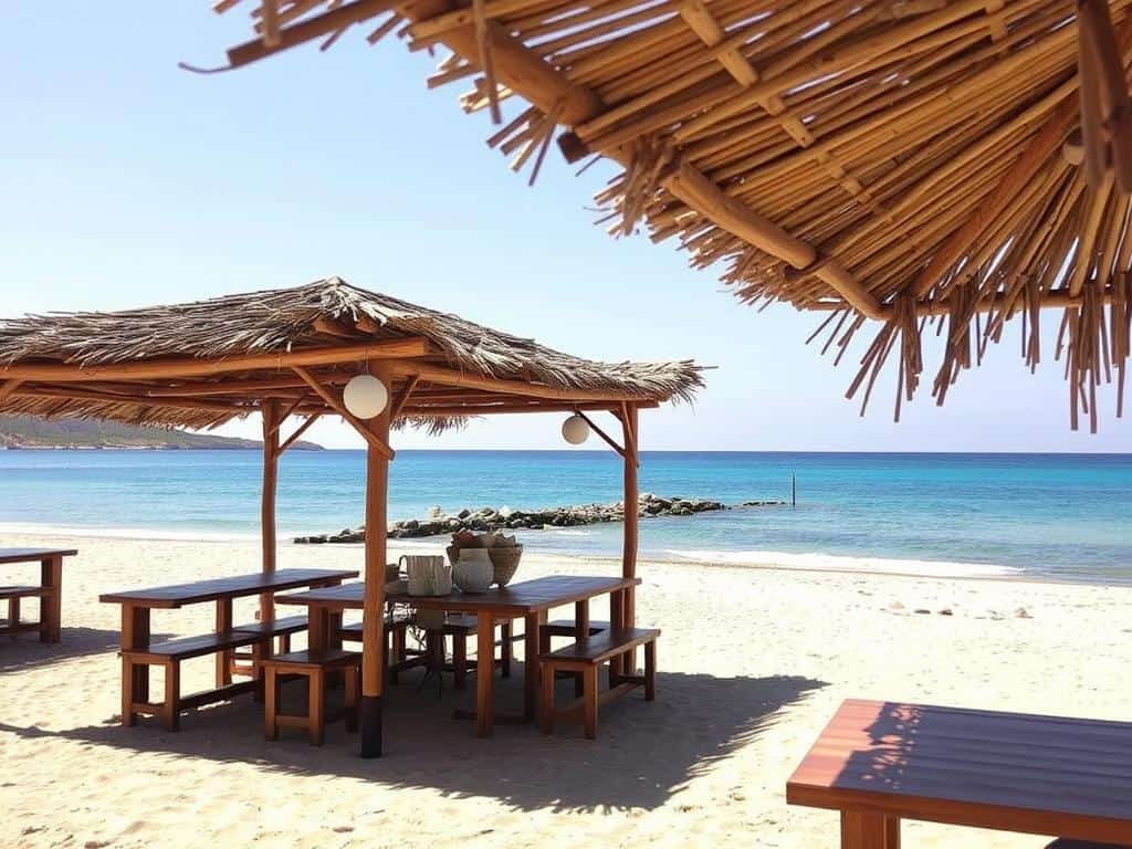 Playa y chiringuito en Cabo de Gata, Almería