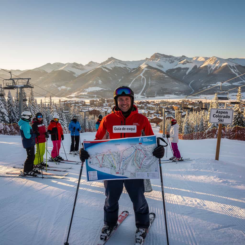 Guía en Aspen Colorado Ski