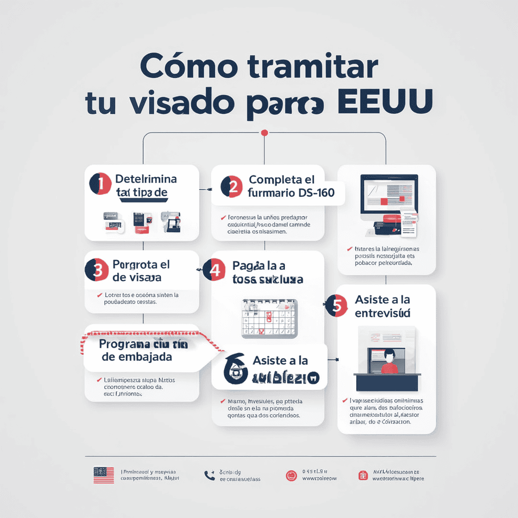 Cómo tramitar tu visado para EEUU