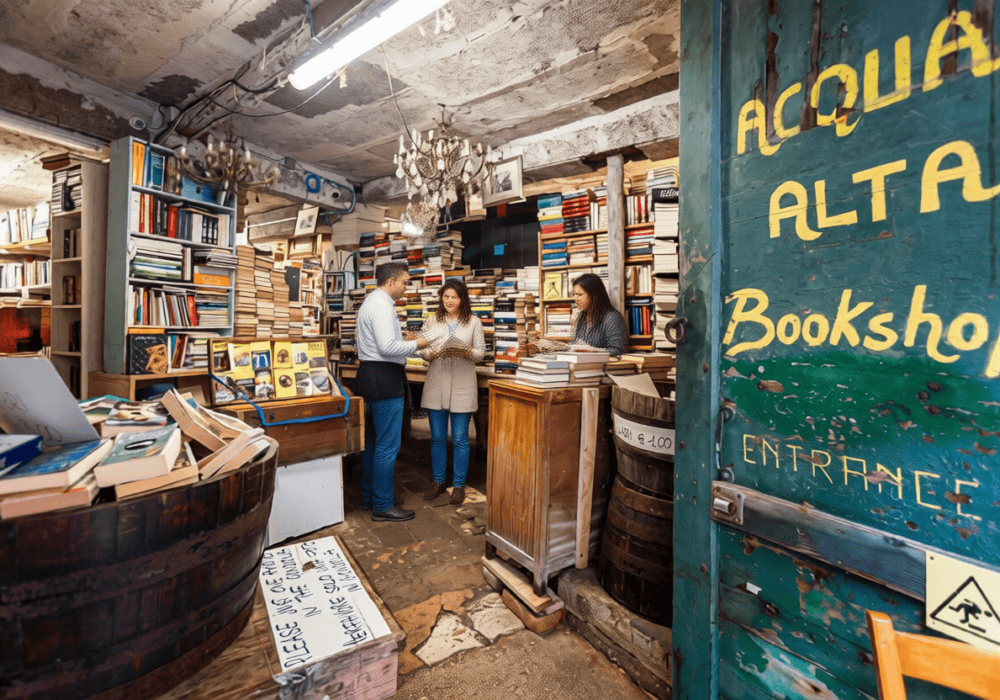 Libreria Acqua Alta en Venecia