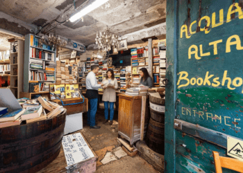 Libreria Acqua Alta en Venecia