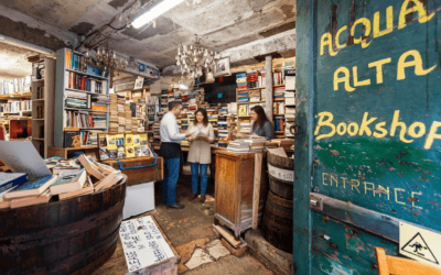 Libreria Acqua Alta en Venecia