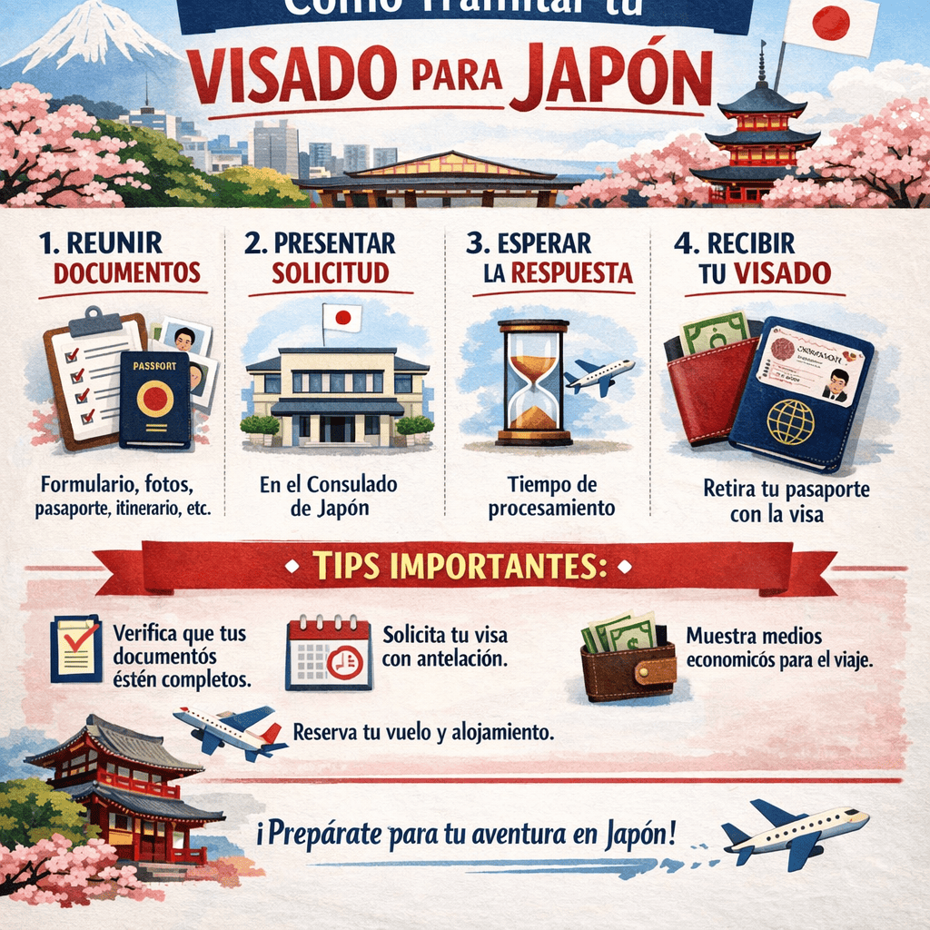 Cómo tramitar tu visado para Japón