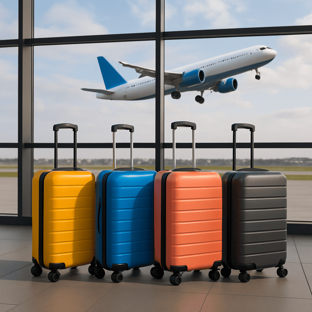 Maletas con ruedas para viajar en avión