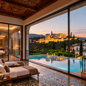 Hoteles de lujo en Granada con vista al Alhambra