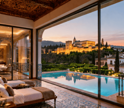 Hoteles de lujo en Granada con vista al Alhambra