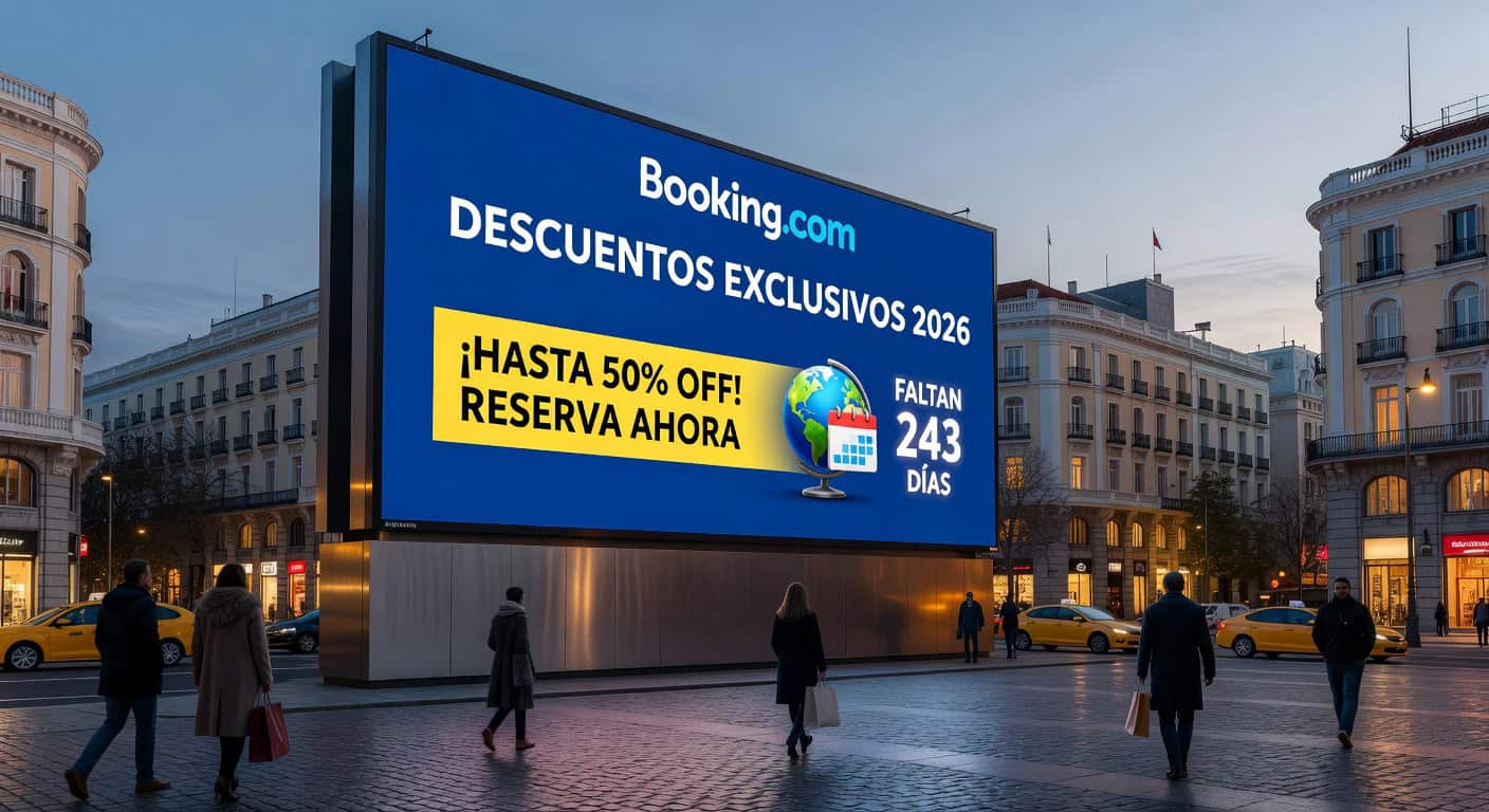 Descuentos Booking.com 2026: cómo ahorrar en tu próxima reserva de hotel