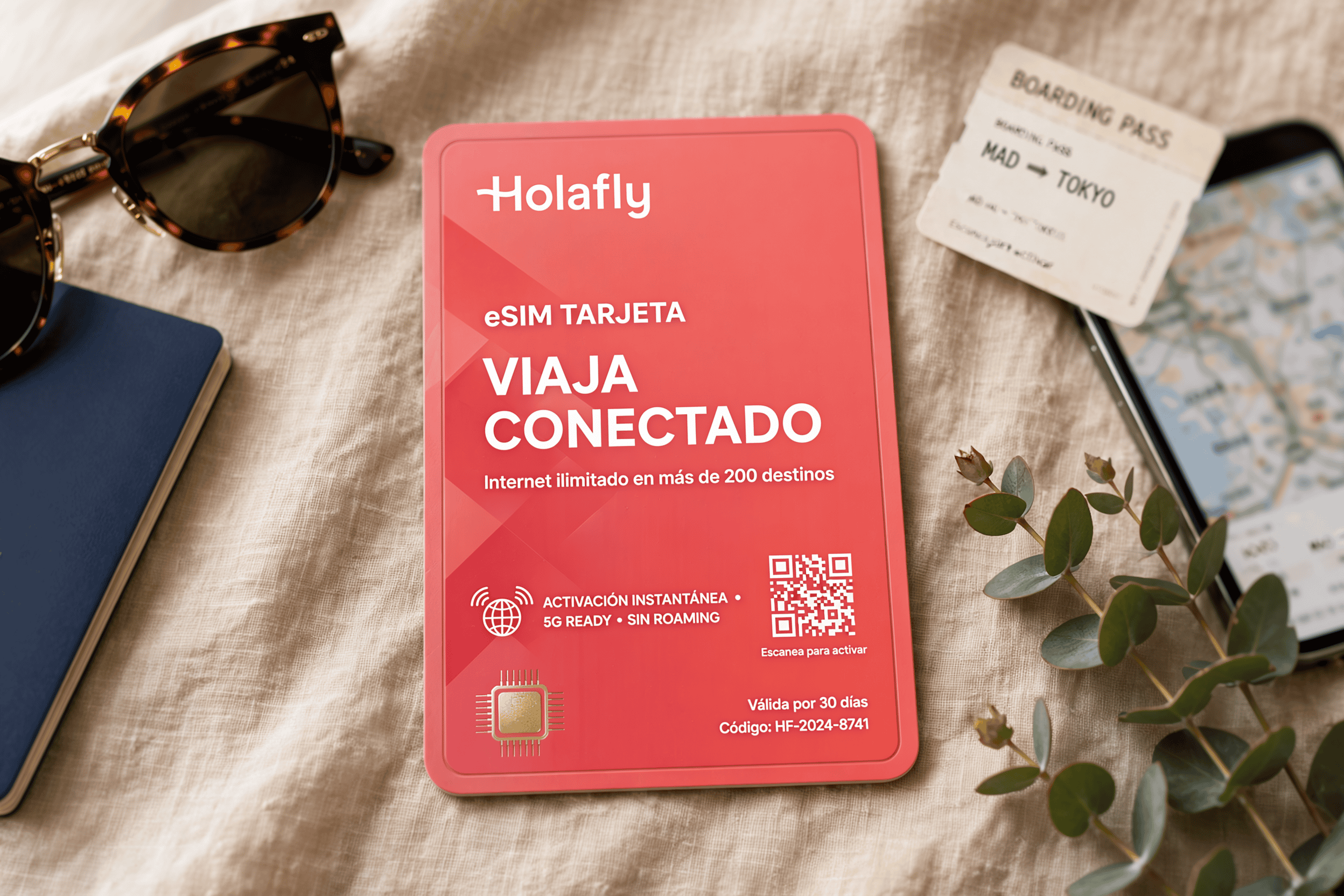 Cómo instalar y activar la eSIM de Holafly en el móvil