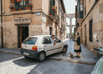 dónde aparcar en Segovia