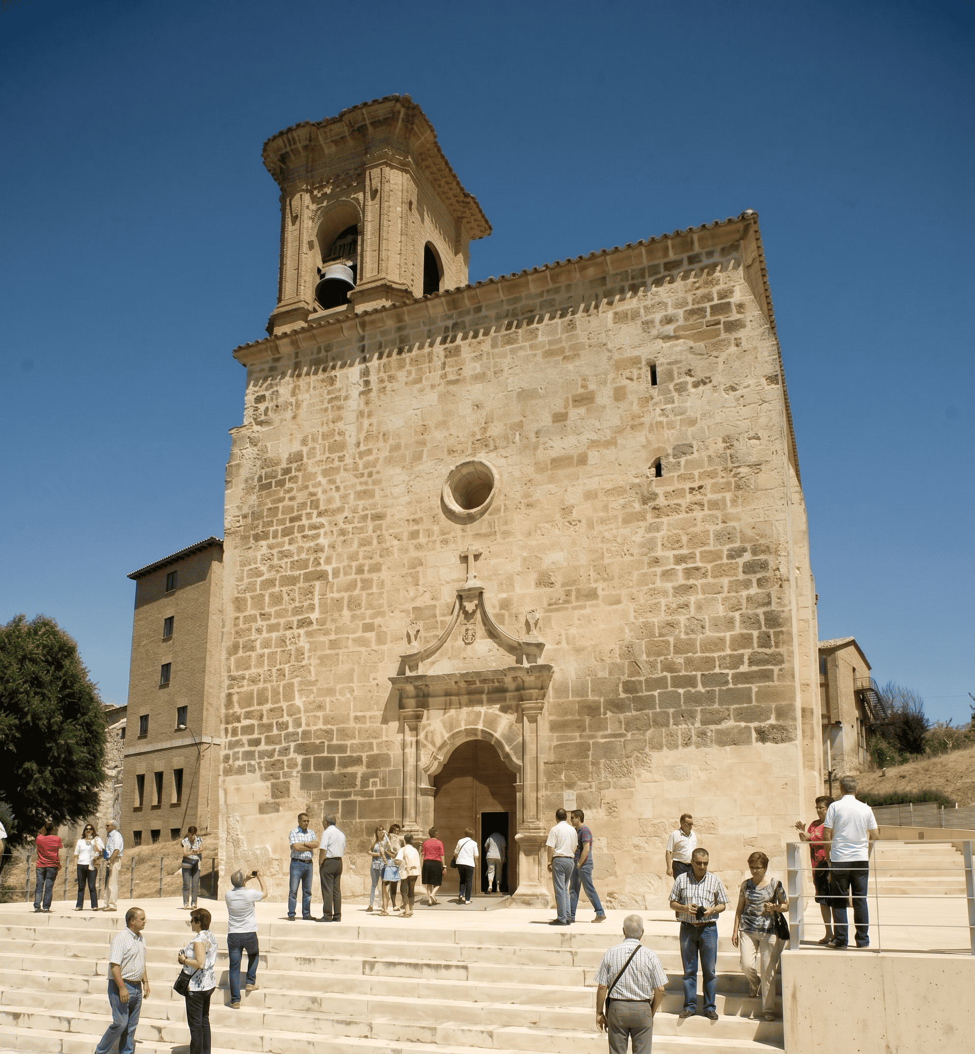 Iglesia de Santa María Jus del Castillo en Estella-Lizarra, levantada sobre una antigua sinagoga