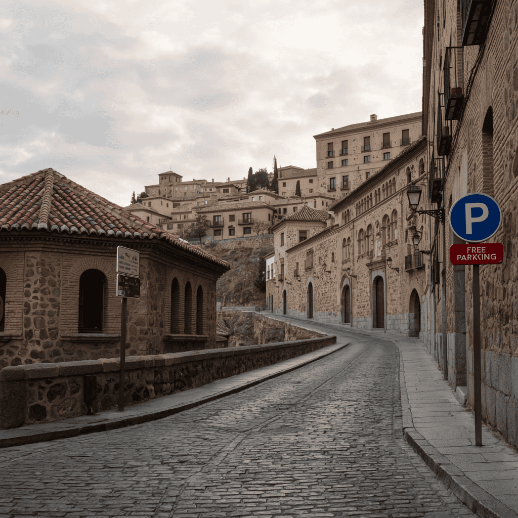 Escaleras mecánicas del Miradero Toledo — remonte gratuito que conecta el parking con el Casco Histórico de Toledo