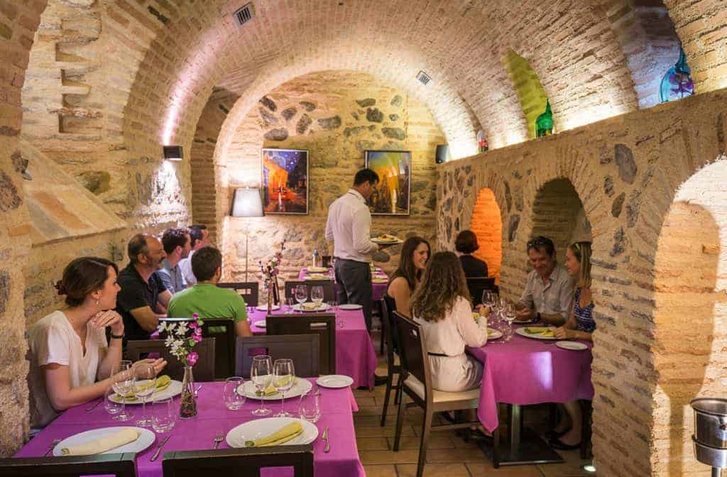 Restaurantes y terrazas en el casco histórico de Toledo