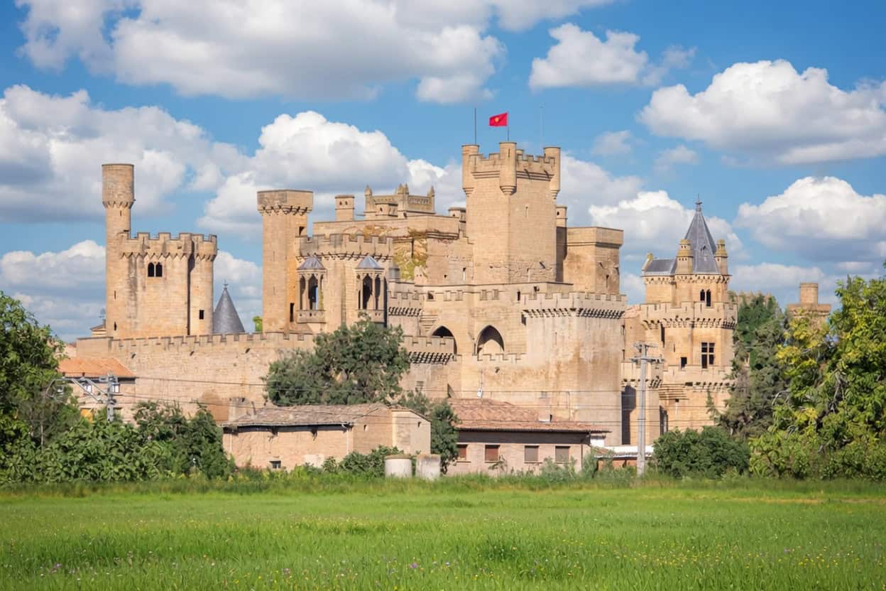 Castillo de Olite, antigua residencia de los reyes de Navarra