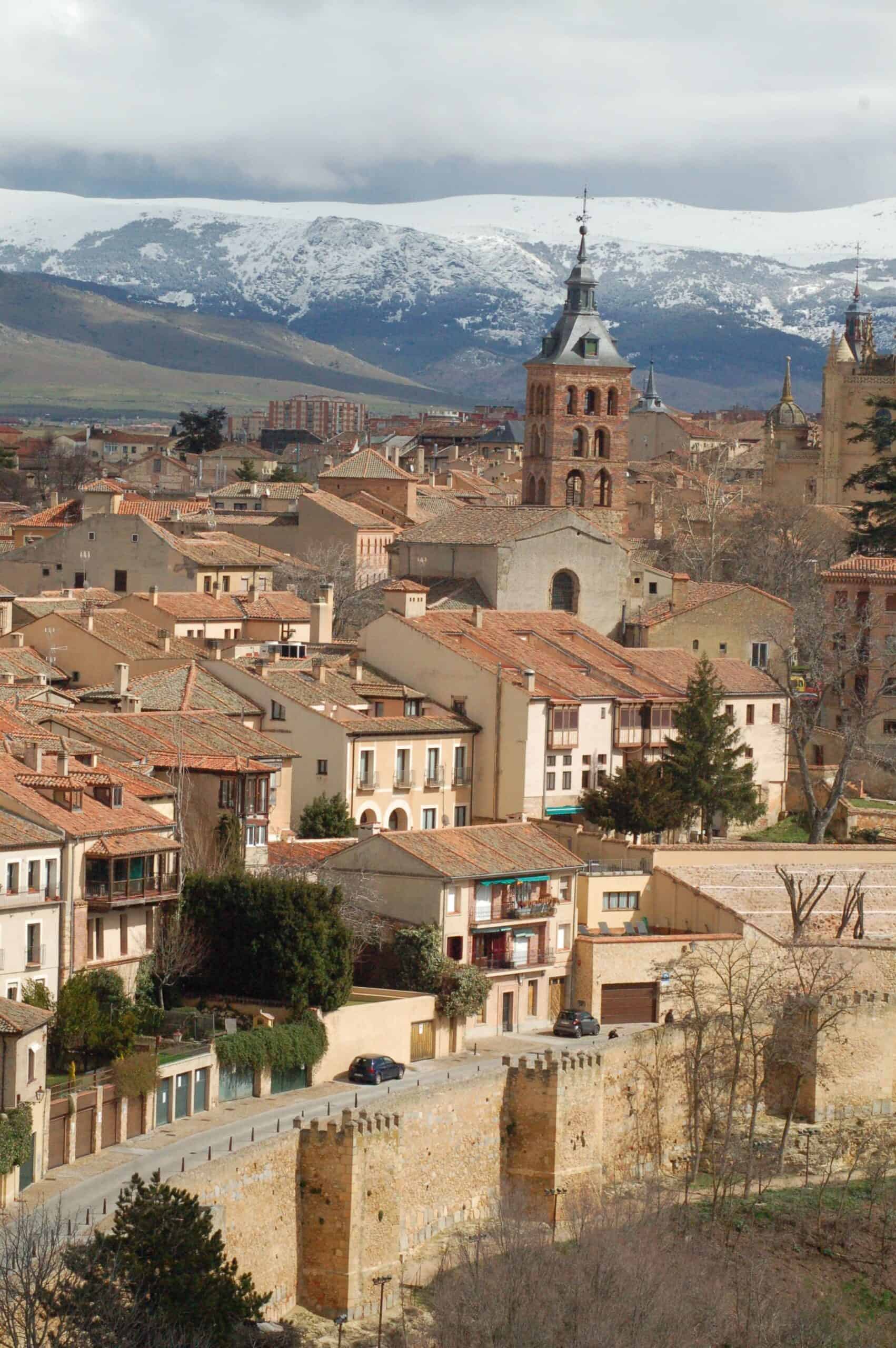 Vista del casco histórico de Segovia