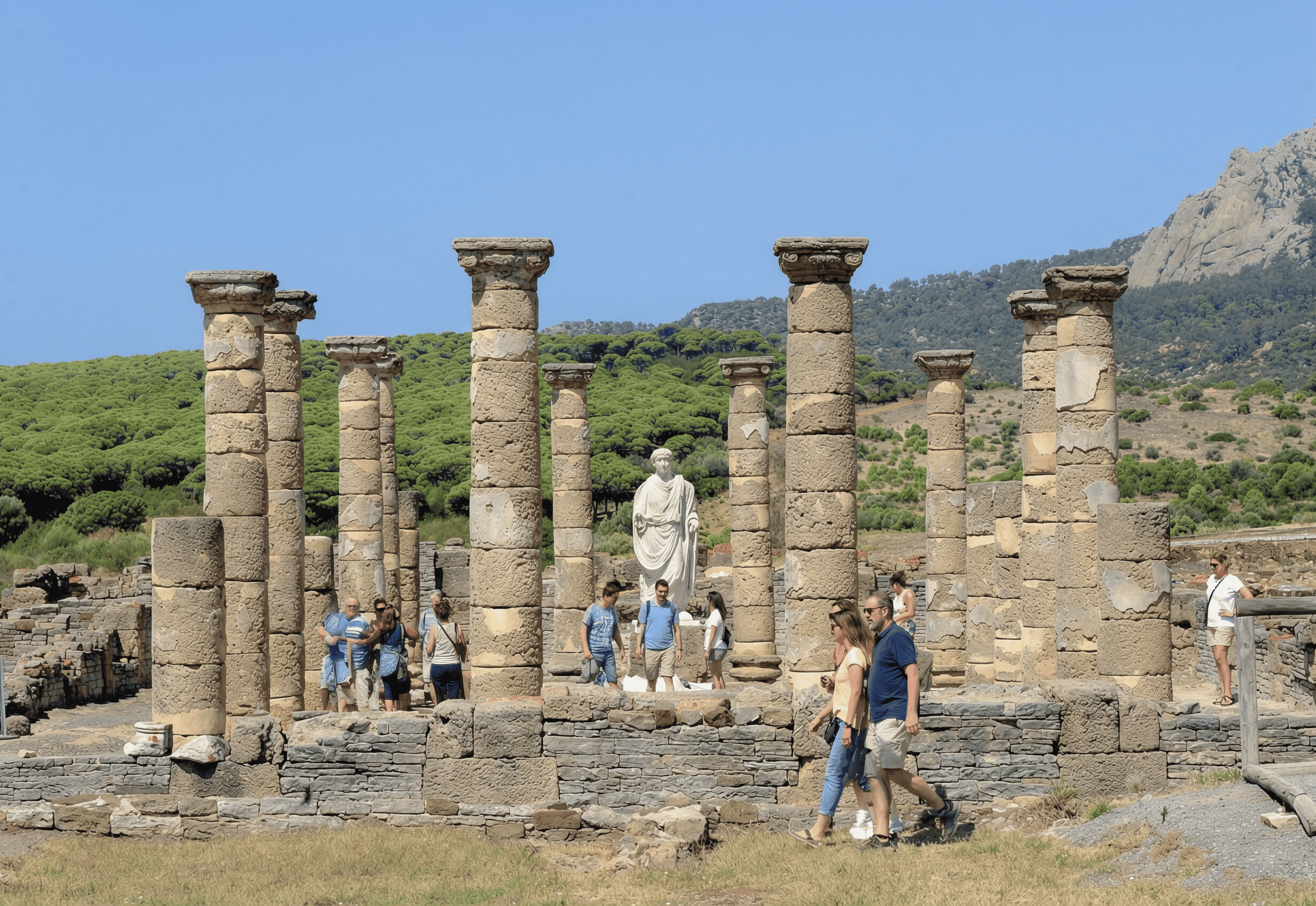 Ruinas romanas del Conjunto Arqueológico de Baelo Claudia en Bolonia