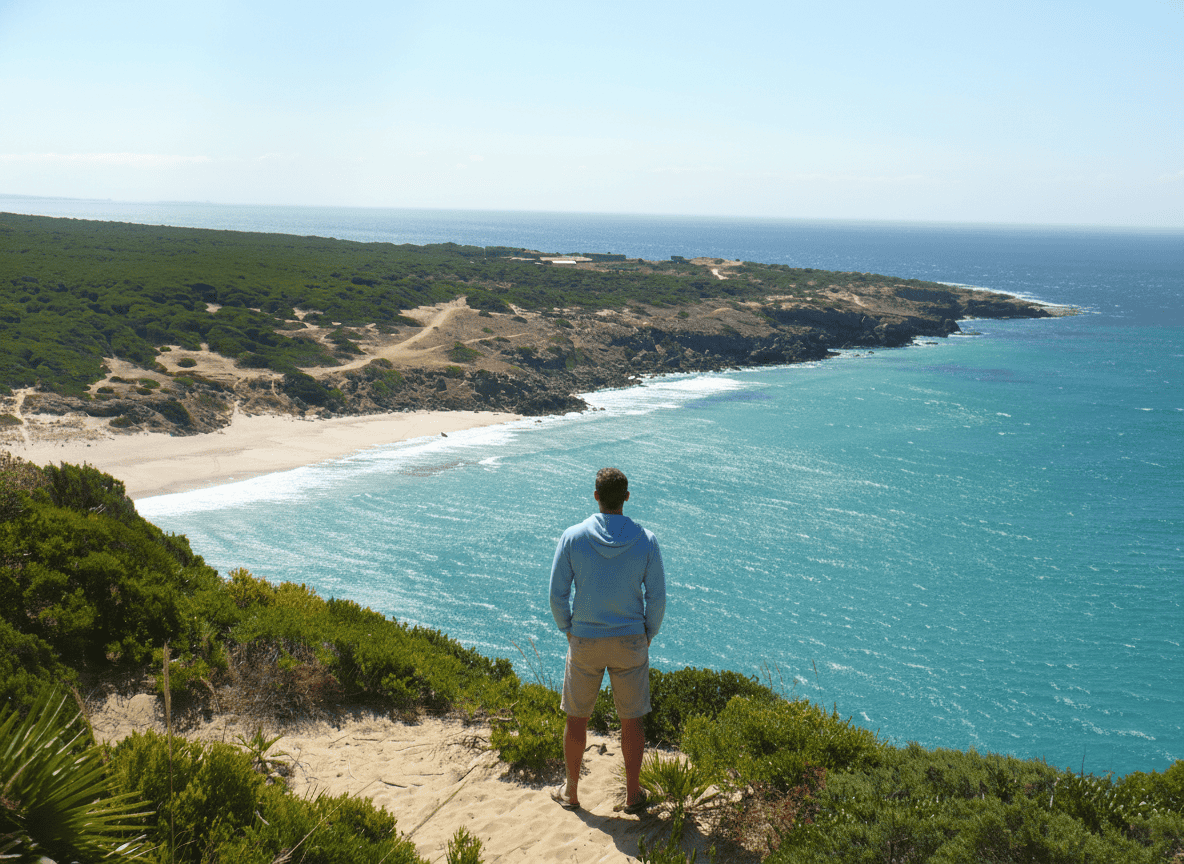 Mirador del Estrecho de Gibraltar cerca de Tarifa