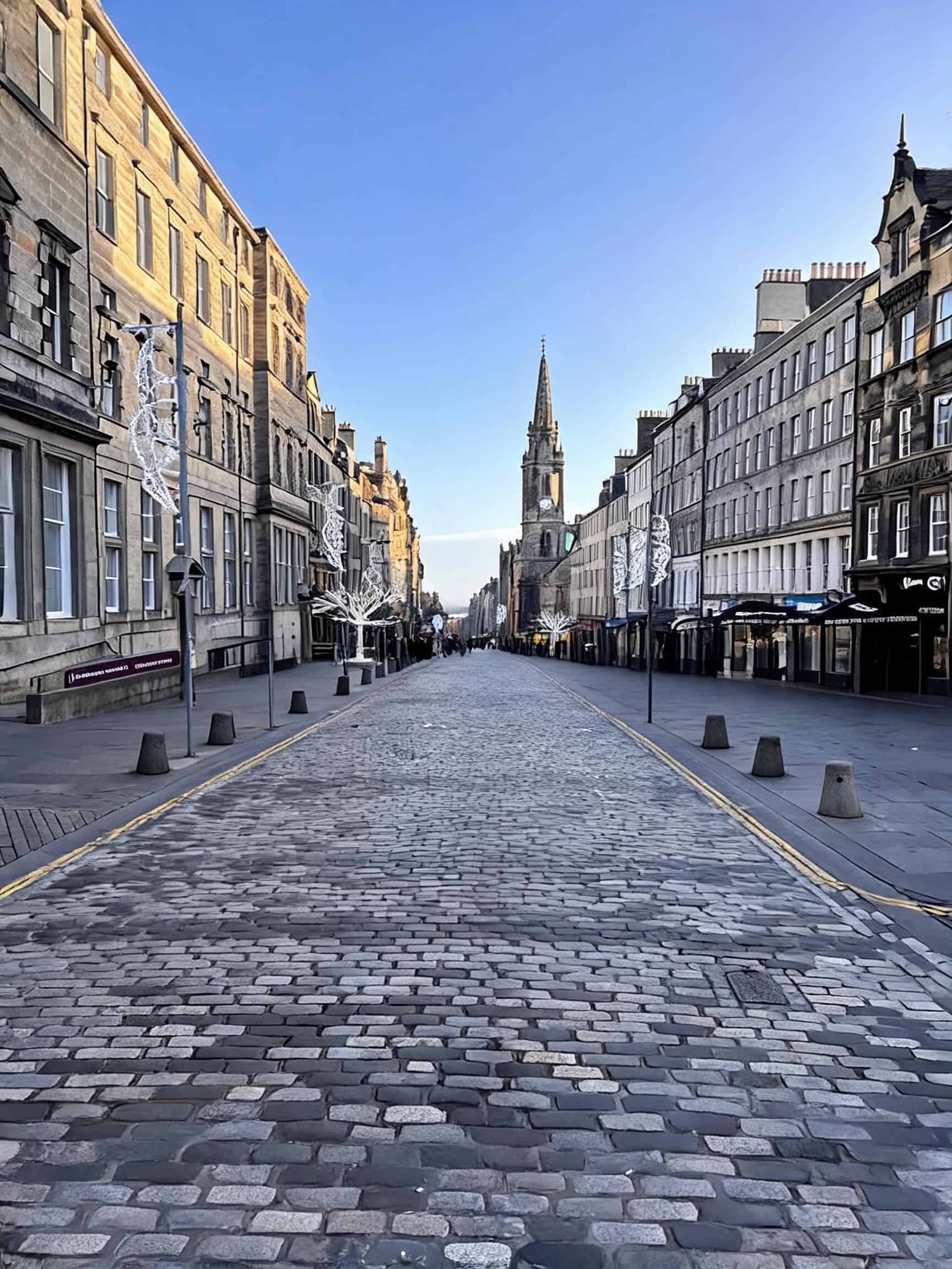 Paisaje de los alrededores de Edimburgo, Escocia