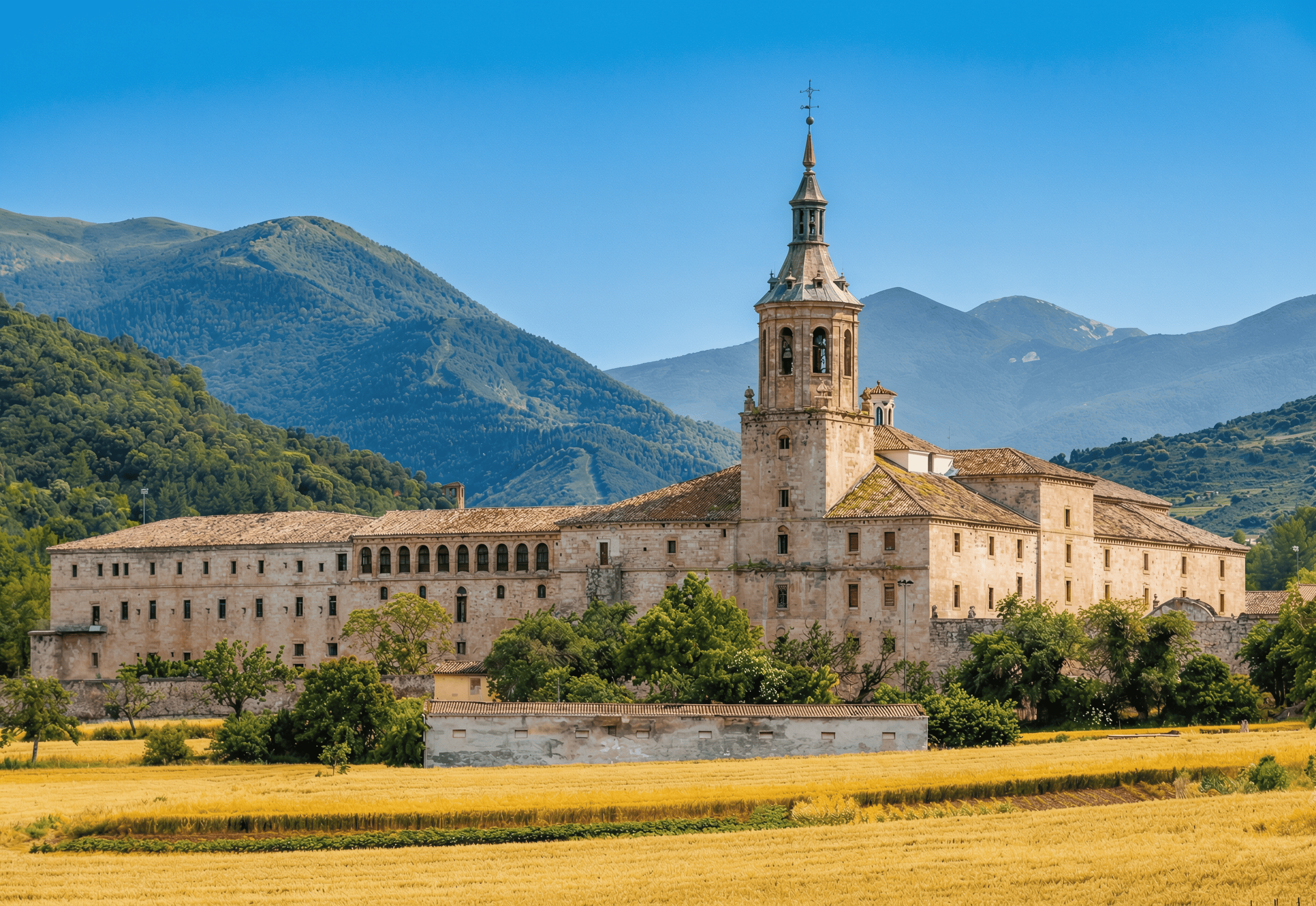 Claustro del Monasterio de Yuso en San Millán de la Cogolla