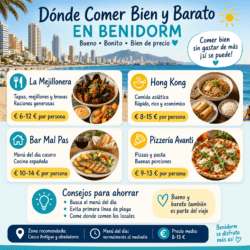 Dónde Comer Bien y Barato en Benidorm